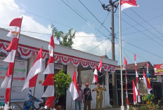 Sambut HUT KemRI ke 80 Tahun 2025: Gang dan Balai Desa Daspetah Kabupaten Kepahiang Nuansa Merah Putih