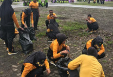 Polres Rejang Lebong Gelar Aksi Bersih-bersih, Wujudkan Lingkungan ASRI