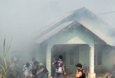  Rumah Warga Kota Agung Nyaris Ludes Terbakar 