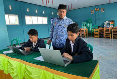  4 Siswa SMPN 2 Seberang Musi Ikuti OSN Secara Daring