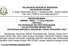 Pelamar CPNS Tahun 2024 Kejaksaan RI Tamat SMA Sederajat, Simak Ini Syarat yang Wajib Disiapkan 