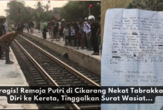 Dilindas Kereta Api, Remaja Putri 14 Tahun Tewas, Tinggalkan Surat Wasiat, Ini Isinya ?