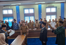 Syarifuddin Dilantik jadi Pj Sekda, Bupati Azhari Beri Pesan Khusus