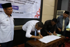 Pengadilan Agama Bengkulu Tengah Segera Berdiri, Bupati Serahkan Sertifikat Lahan 