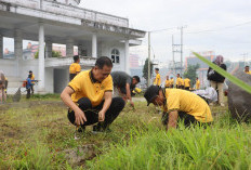 Bersatu Bersihkan Ikon Kota: Polres Kepahiang Gelar Gerakan Indonesia Bersih