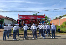 90 Regu Semarakkan Lomba Baris Berbaris Pemkab Lebong