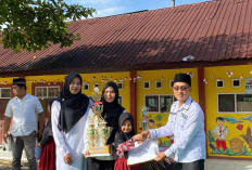 Raih Prestasi: Pelajar SDN 6 Ujan Mas Kabupaten Kepahiang Diganjar Penghargaan 