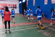 Persiapan POPDA, Atlet Bulu Tangkis Kepahiang Fokus Latihan 