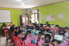 ANBK Hari Kedua di SDN 1 Ujan Mas Kabupaten Kepahiang Berjalan Lancar dan Tertib