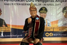 SMPN 1 Muara Kemumu Kabupaten Kepahiang Ikuti Lomba Gerak Jalan: Peringatan HUT KemRI ke-80 Tahun 2025