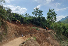 BPBD Provinsi Buka Jalan Baru di Lokasi Jalan Putus Lebong