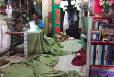  Jelang Lebaran, Toko Gorden di Kepahiang Ramai Orderan