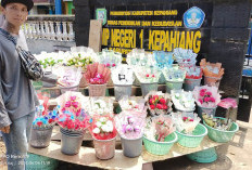 Perpisahan Sekolah, Penjual Buket di Kepahiang Laris Manis