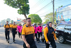 Kapolres Rejang Lebong Pimpin Olahraga Bersama Jelang Hari Bhayangkara ke-80