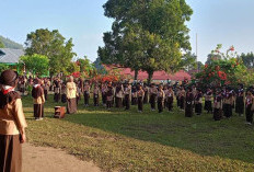 SDN 11 Kepahiang Upacara Hari Pramuka ke-63