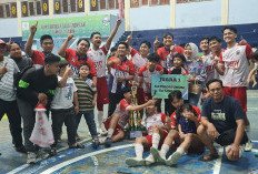 Tundukkan Tim Futsal Polres Kepahiang 3-2, Estoy FC Jawarai Qadafi Futsal Cup