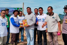 Jalankan Program Sadesahe, Desa Tebat Laut Kabupaten Kepahiang Tanam Jagung