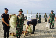 Karya Bakti Pembersihan Pantai Panjang, 4 Ton Sampah Terkumpul