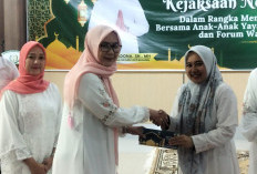 Bersama Forum Wartawan, Kejari Kepahiang Ajak Yayasan Al-Kahfi Putri Buka Bersama