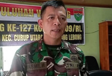 Selain Pembangunan Fisik, Kodim 0409/Rejang Lebong Tanamkan Nilai Nasionalisme di Desa Seguring