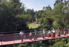 Jembatan Gantung Garuda Rampung, Warga Dwi Tunggal Kini Punya Akses Lebih Cepat