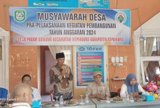 Musdes Pra Pelaksanaan Pembangunan Kegiatan Desa Pagar Gunung Tahun 2024