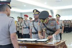 Kapolda Bengkulu Pimpin Sertijab, AKBP Syahrul Hariady Resmi Jabat Kapolres Rejang Lebong