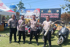  Diduga Bodong, 6 Unit Sepeda Motor Hasil Razia Dilimpahkan ke Satreskrim