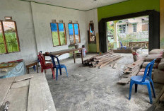 Pemdes Bukit Barisan Rehab Kantor Desa