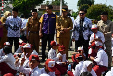 285 Pelajar SDN 17 Rejang Lebong Ikuti Gosok Gigi Massal