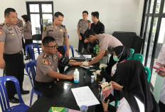 Sambut Hari Bhayangkara ke-80, Polres Rejang Lebong Gelar Donor Darah dan Cek Kesehatan Gratis