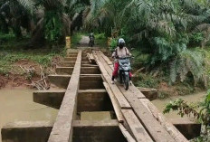  Jembatan Penghubung Desa Genting Dabuk Bengkulu Tengah Rusak Parah 