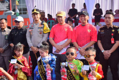 Karnaval Drum Band Meriahkan HUT Kemerdekaan RI ke-79 di Rejang Lebong