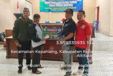 Pemdes Tebat Monok Salurkan BLT DD Periode Juli-Desember 2025