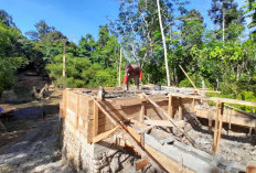 Jembatan Gantung Garuda Lubuk Bingin Baru Segera Menghubungkan 621 Jiwa