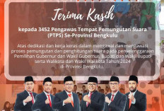  Bawaslu Bengkulu Sampaikan Terima Kasih Kepada PTPS