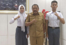 Dua Pelajar Bengkulu Diberangkatkan ke Jakarta Jalani Pelatihan Capaskibraka Nasional 2026