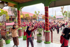 Jaga Kesehatan Tubuh, SDN 4 Kepahiang Gelar Senam Bersama 