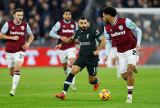 Moh Salah, Kunci Kemenangan Liverpool Bantai West Ham 