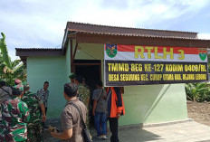 Cek Hasil TMMD di Desa Seguring, Tim Wasev Mabesad Kunjungi Kodim 0409/Rejang Lebong