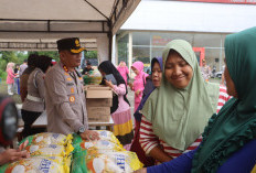 GPM Polres Kepahiang Disambut Antusias Masyarakat: Semringah Beli Bahan Pokok Harga Murah