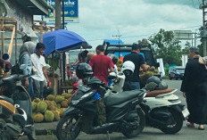 Penjual Durian di Atas Trotoar Ingat Ya, Ini Pesan Lurah Kampung Pensiunan