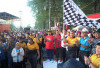  Ribuan Masyarakat Bengkulu Meriahkan Car Free Day HUT Bhayangkara ke-79 